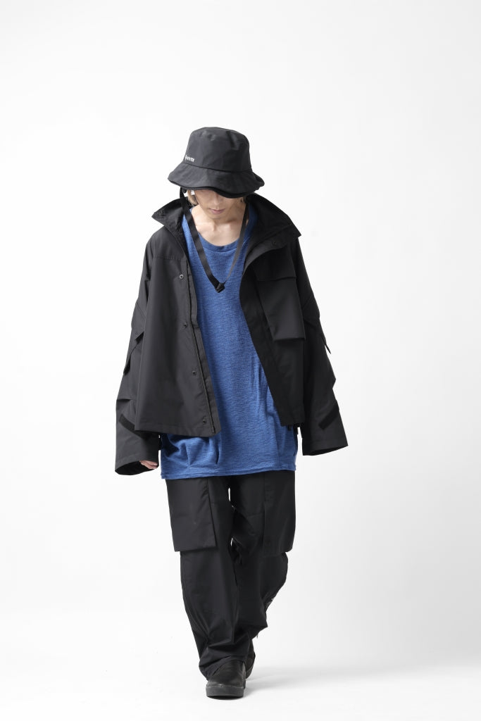 D-VEC x ALMOSTBLACK ZIPPER-LIGHT JACKET / GORE-TEX INFINIUM 2L