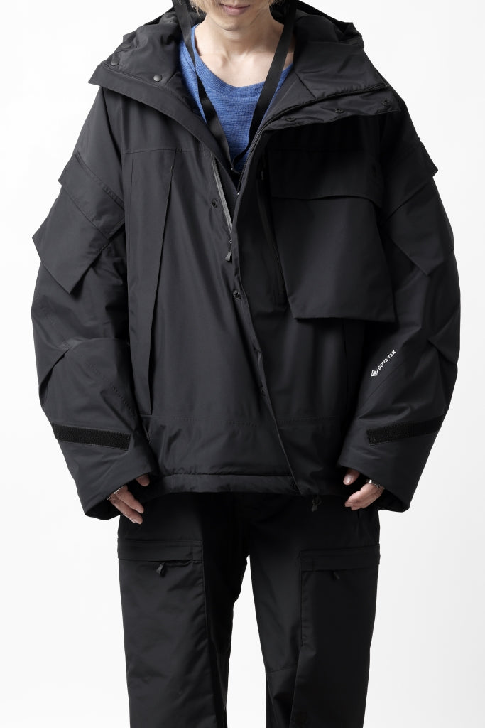 D-VEC x ALMOSTBLACK HOODED JACKET / GORE-TEX PRODUCT 2L PRIMALOFT SHELL