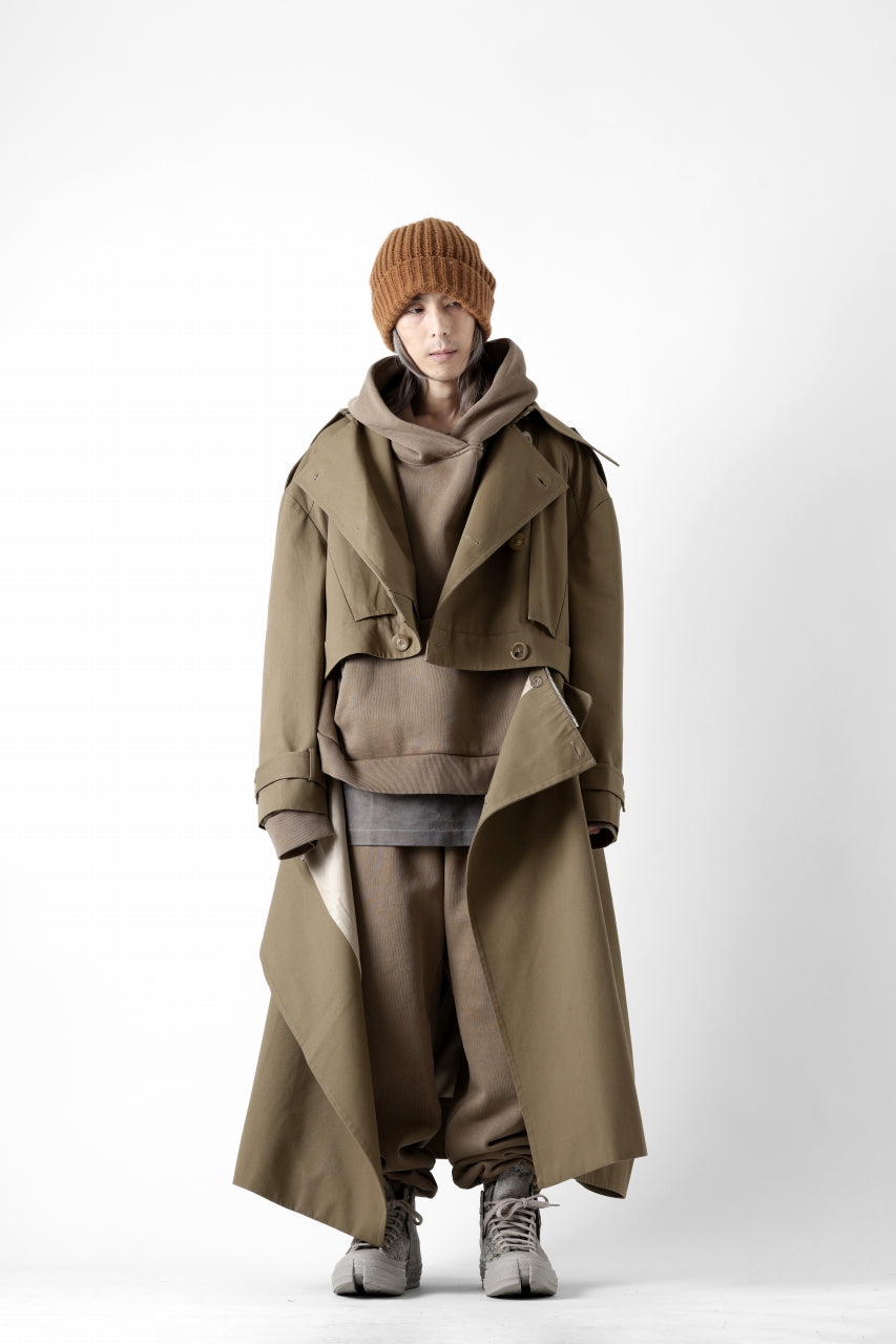 Feng Chen Wang DETACHABLE TRENCH COAT