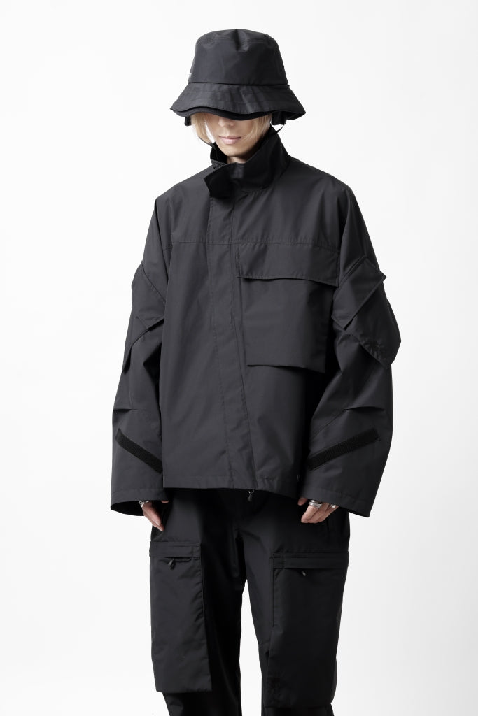 D-VEC x ALMOSTBLACK HOODED JACKET / GORE-TEX PRODUCT 2L PRIMALOFT SHELL