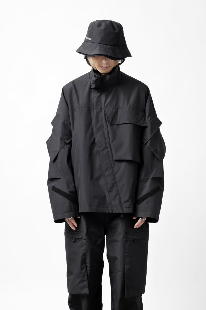 D-VEC x ALMOSTBLACK HOODED JACKET / GORE-TEX PRODUCT 2L PRIMALOFT SHELL