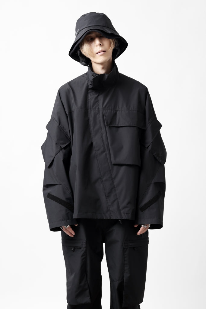 D-VEC x ALMOSTBLACK ZIPPER-LIGHT JACKET / GORE-TEX INFINIUM 2L