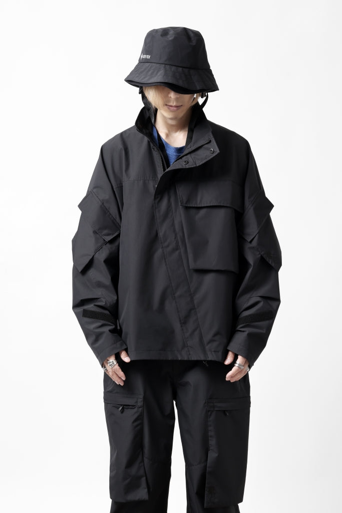 D-VEC x ALMOSTBLACK ZIPPER-LIGHT JACKET / GORE-TEX INFINIUM 2L