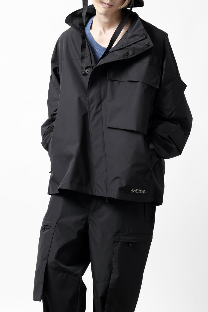 D-VEC x ALMOSTBLACK HOODED JACKET / GORE-TEX PRODUCT 2L PRIMALOFT SHELL