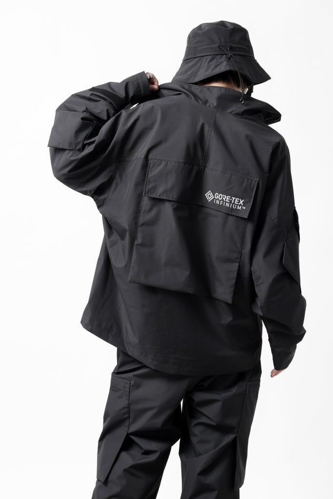 D-VEC x ALMOSTBLACK HOODED JACKET / GORE-TEX PRODUCT 2L PRIMALOFT SHELL