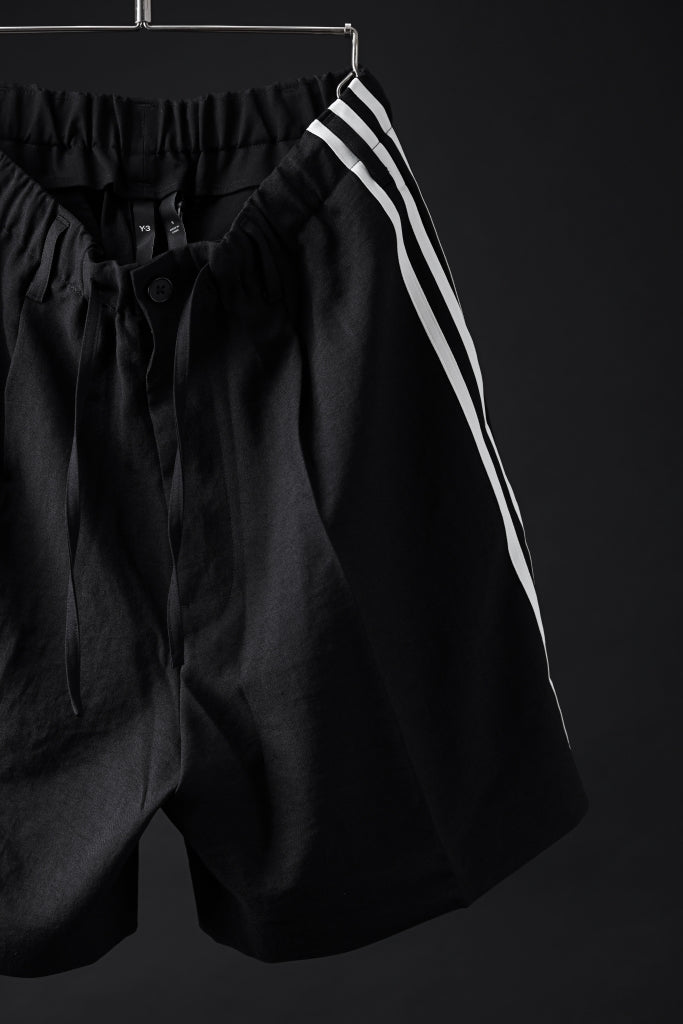 Y-3 Yohji Yamamoto THREE STRIPES TAILORED SHORTS