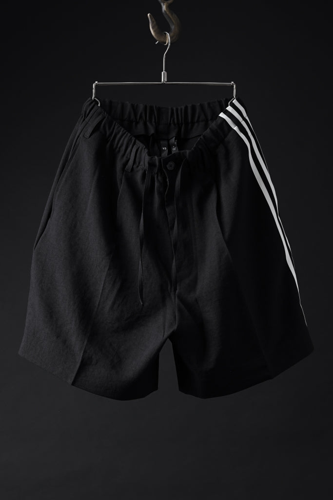 Y-3 Yohji Yamamoto THREE STRIPES TAILORED SHORTS