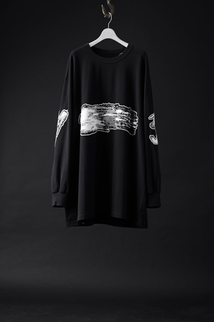 Y-3 Yohji Yamamoto GRAPHICS LONG SLEEVE TOP / SC JERSEY