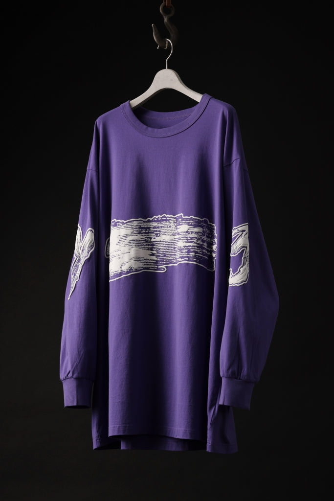 Y-3 Yohji Yamamoto GRAPHICS LONG SLEEVE TOP / SC JERSEY