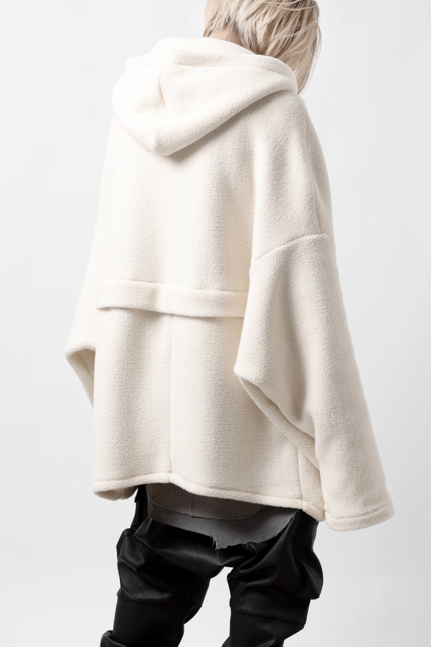 A.F ARTEFACT SHERPA ZIP HOODED JACKET