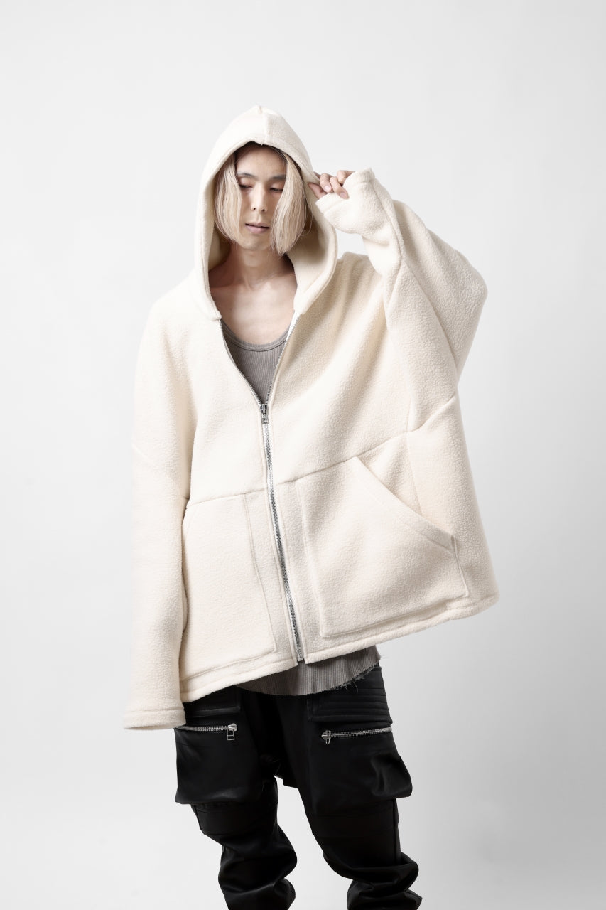 A.F ARTEFACT SHERPA ZIP HOODED JACKET