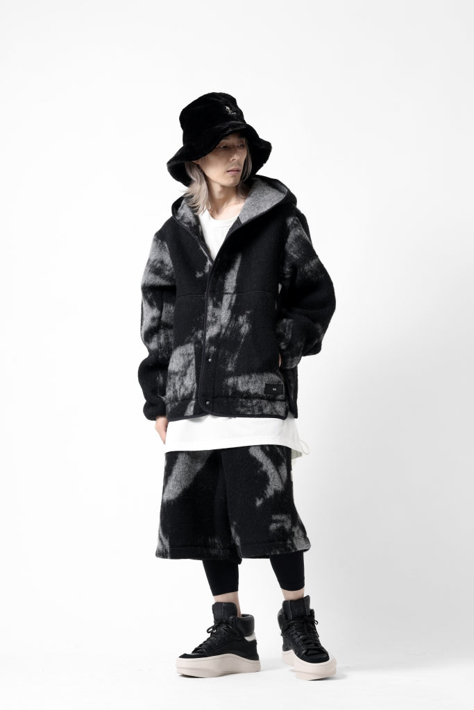 Y-3 Yohji Yamamoto FUZZY FLEECE HOODED JACKET