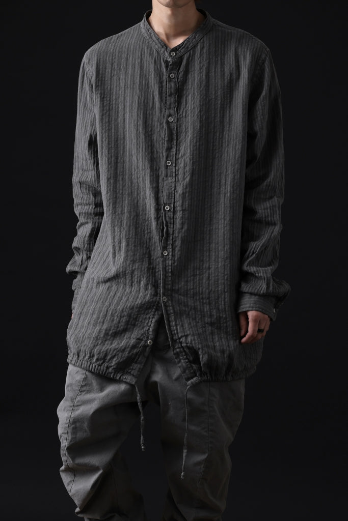 daub DYEING LONG SHIRT / CL-STRIPE