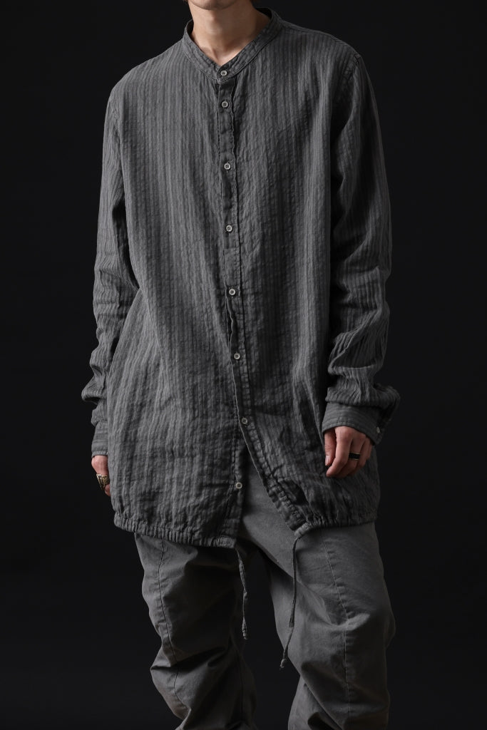 daub DYEING LONG SHIRT / CL-STRIPE