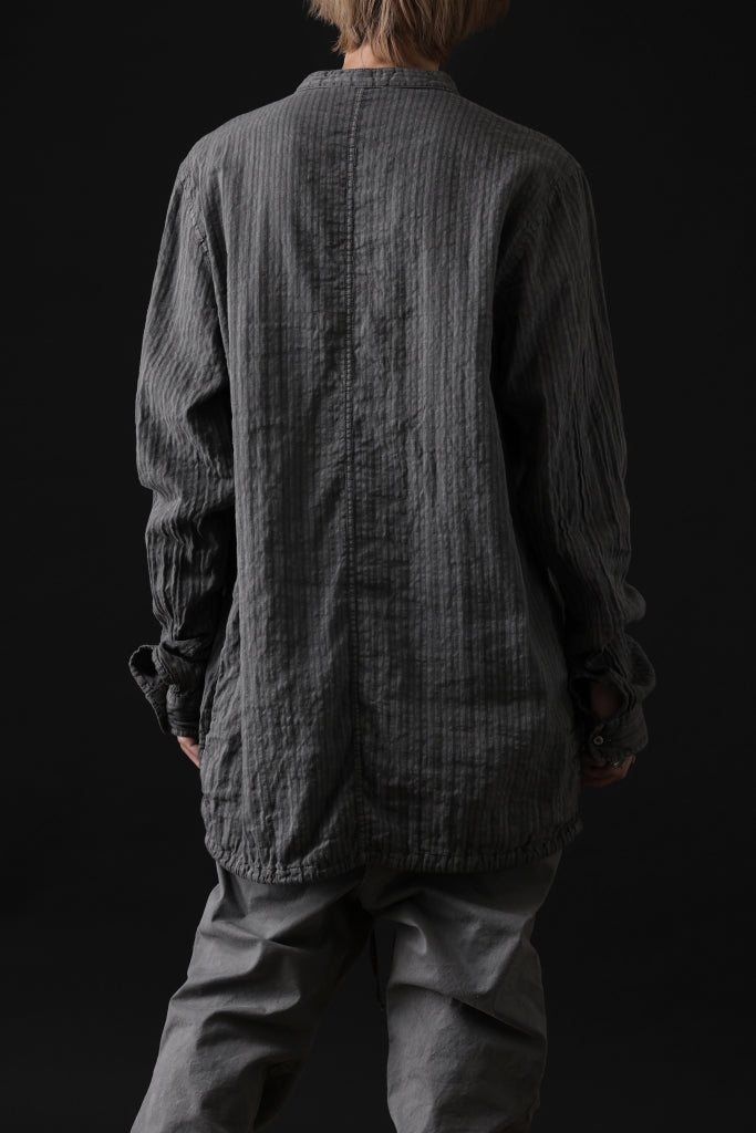 daub DYEING LONG SHIRT / CL-STRIPE