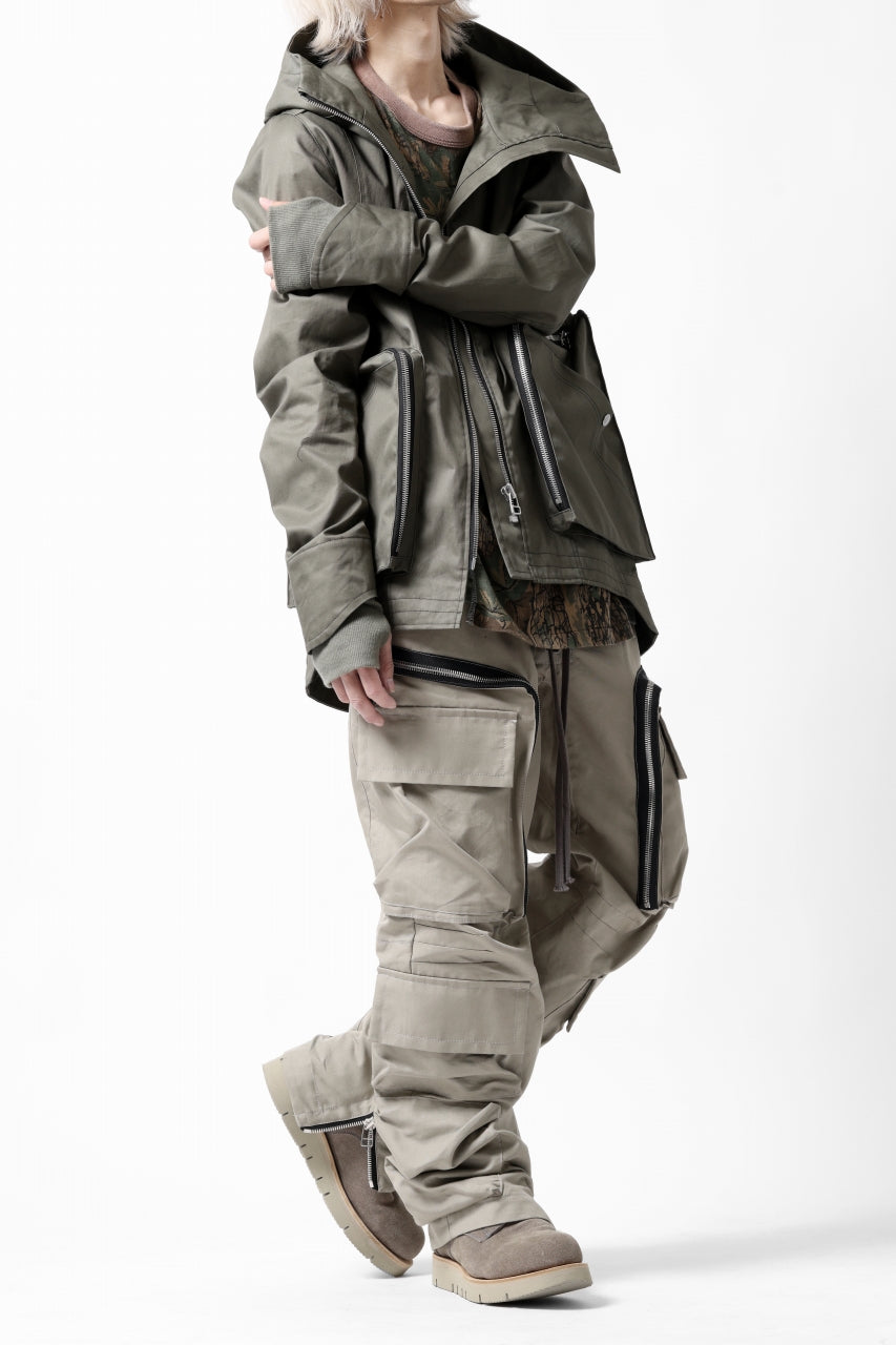 A.F ARTEFACT ZIP CARGO POCKET PANTS