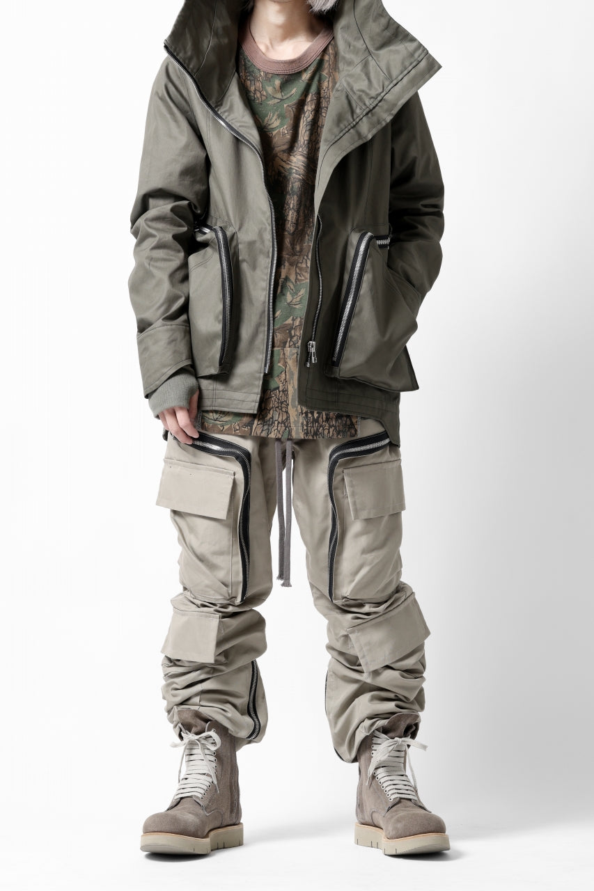  A.F ARTEFACT WR FLIGHT JACKET / COATING COTTON GABARDINE