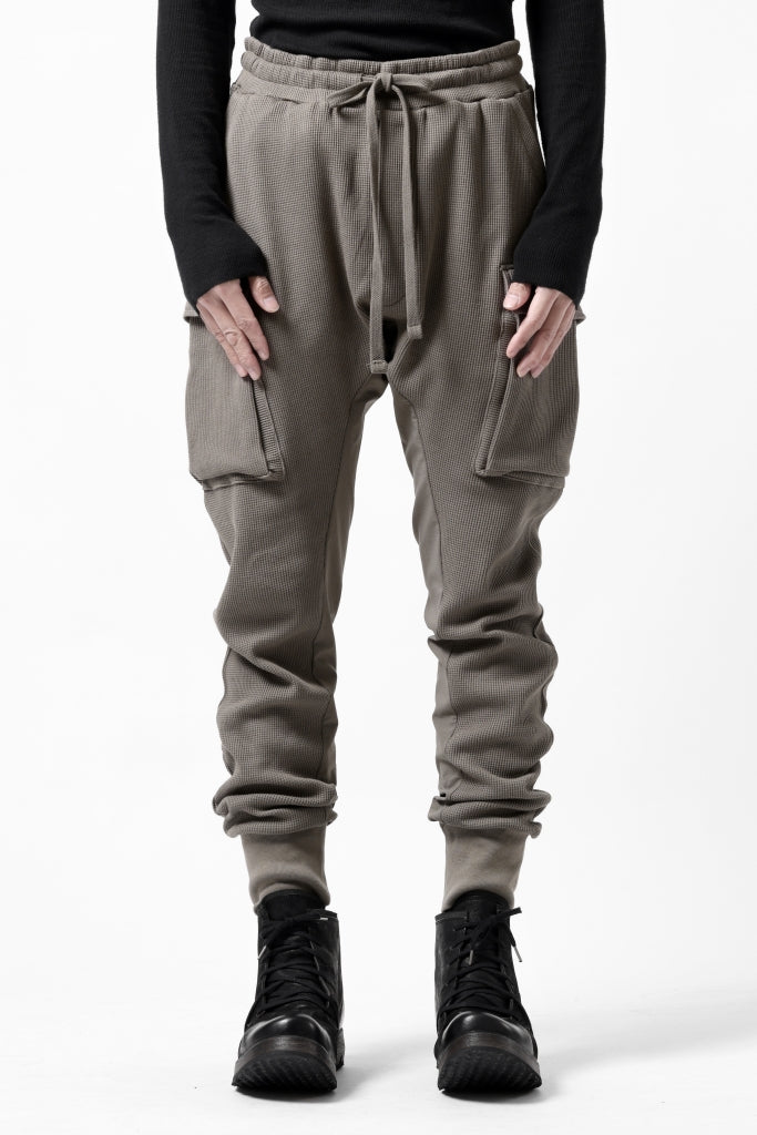 thom/krom WORKED EASY JOGGER PANTS / WAFFLE JERSEY