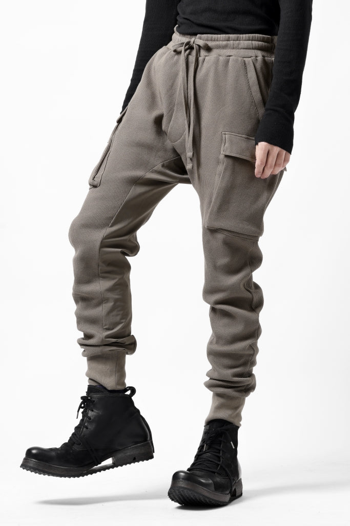 thom/krom WORKED EASY JOGGER PANTS / WAFFLE JERSEY