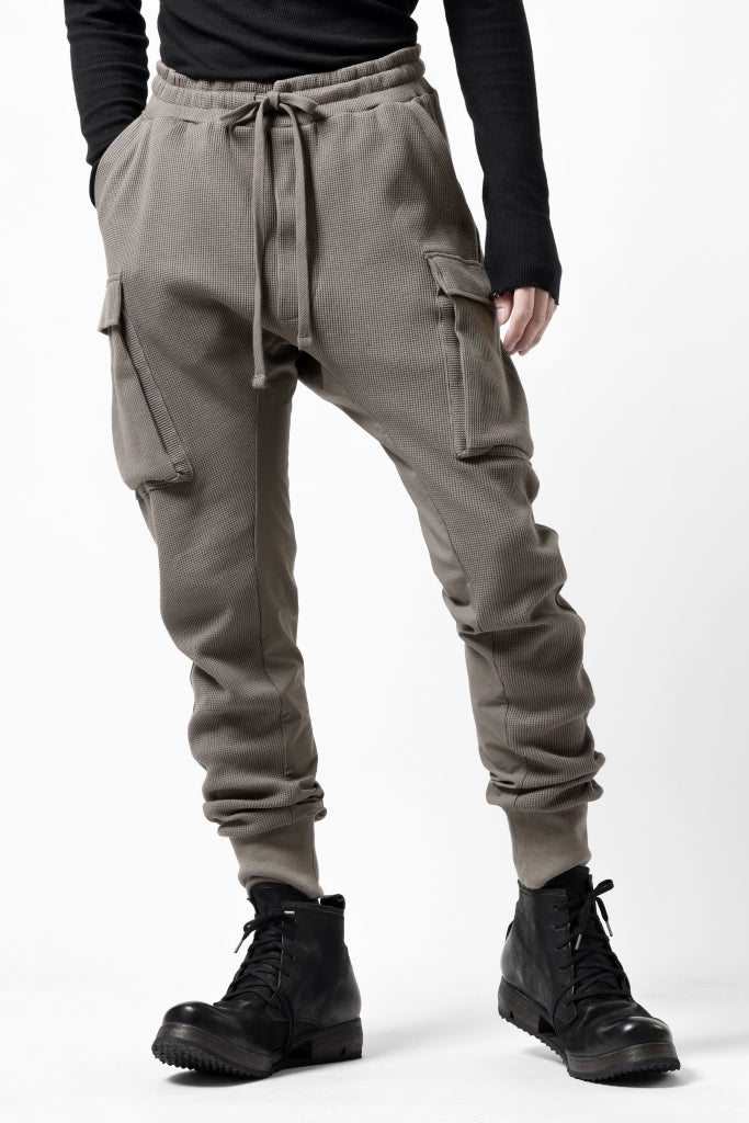 thom/krom WORKED EASY JOGGER PANTS / WAFFLE JERSEY