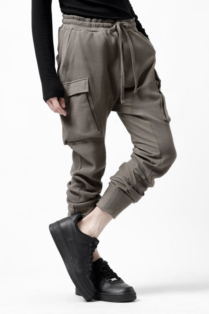 thom/krom WORKED EASY JOGGER PANTS / WAFFLE JERSEY