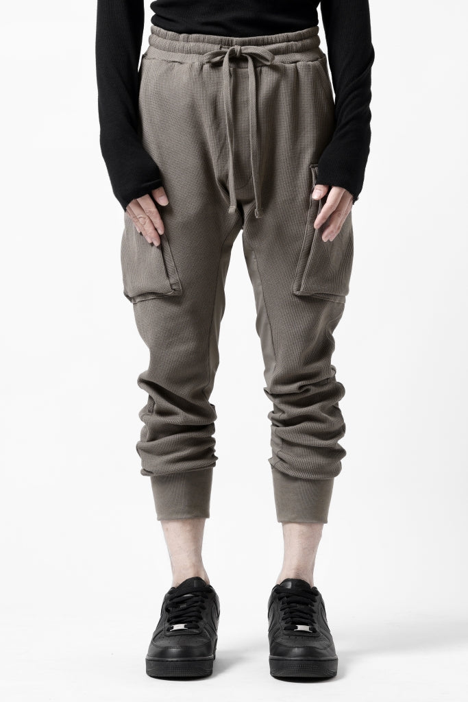 thom/krom WORKED EASY JOGGER PANTS / WAFFLE JERSEY