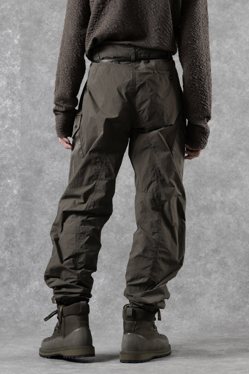 Ten c NYLON CARGO TROUSERS / GARMENT DYED