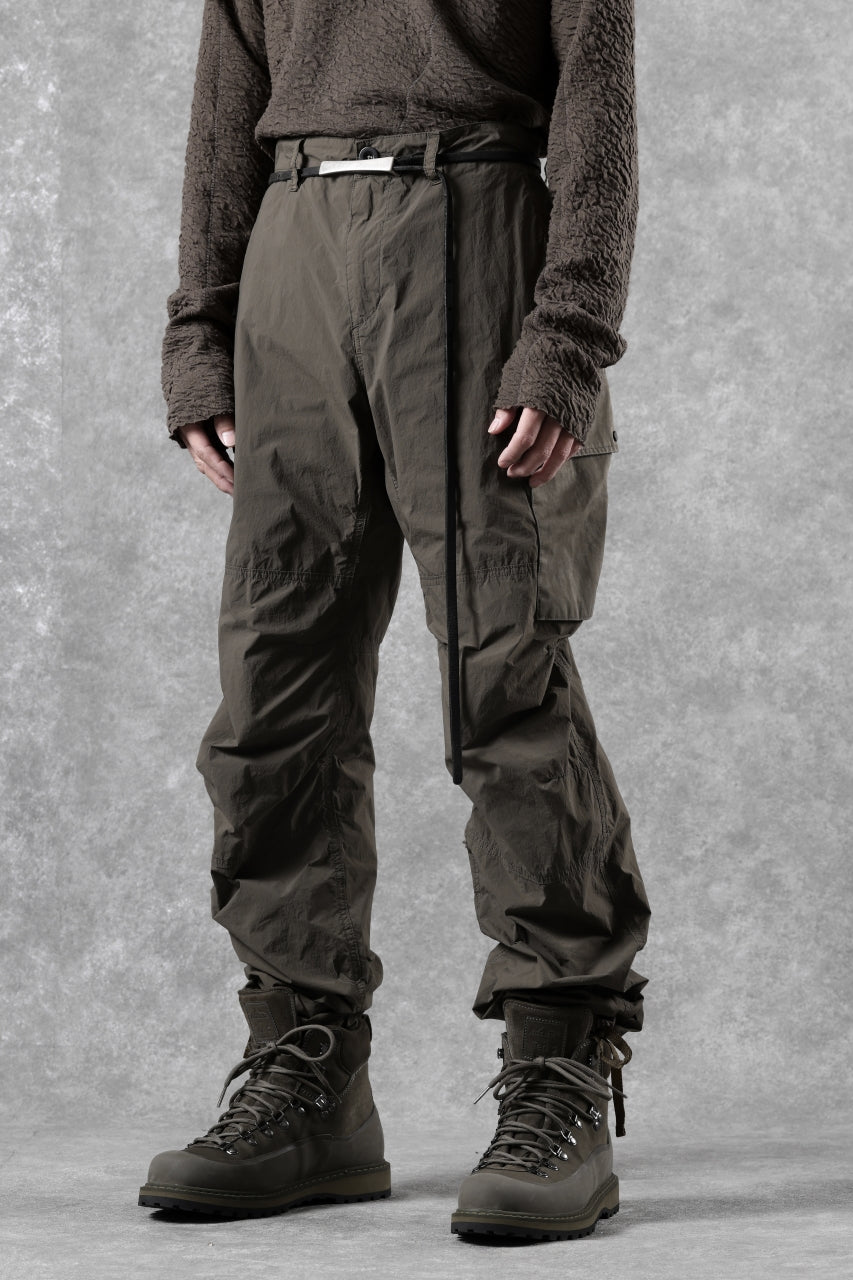 Ten c NYLON CARGO TROUSERS / GARMENT DYED