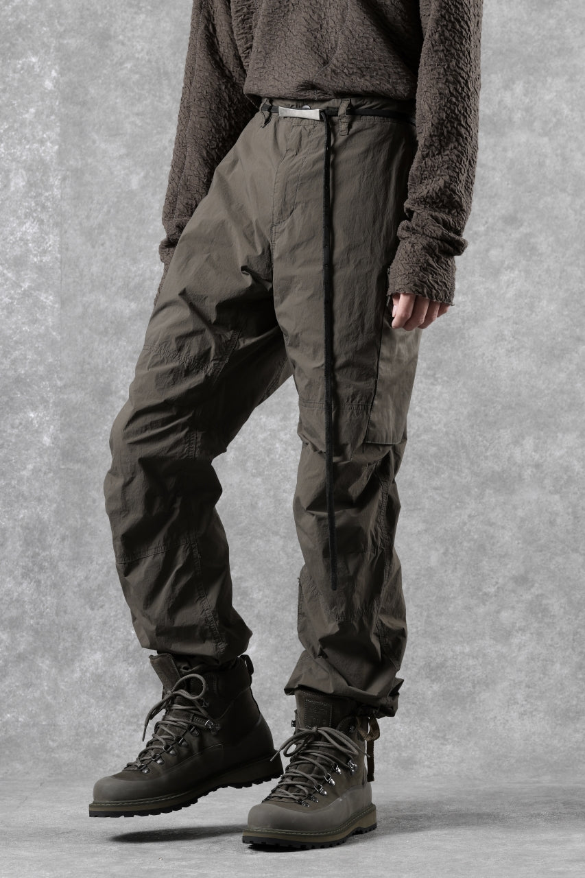 Ten c NYLON CARGO TROUSERS / GARMENT DYED