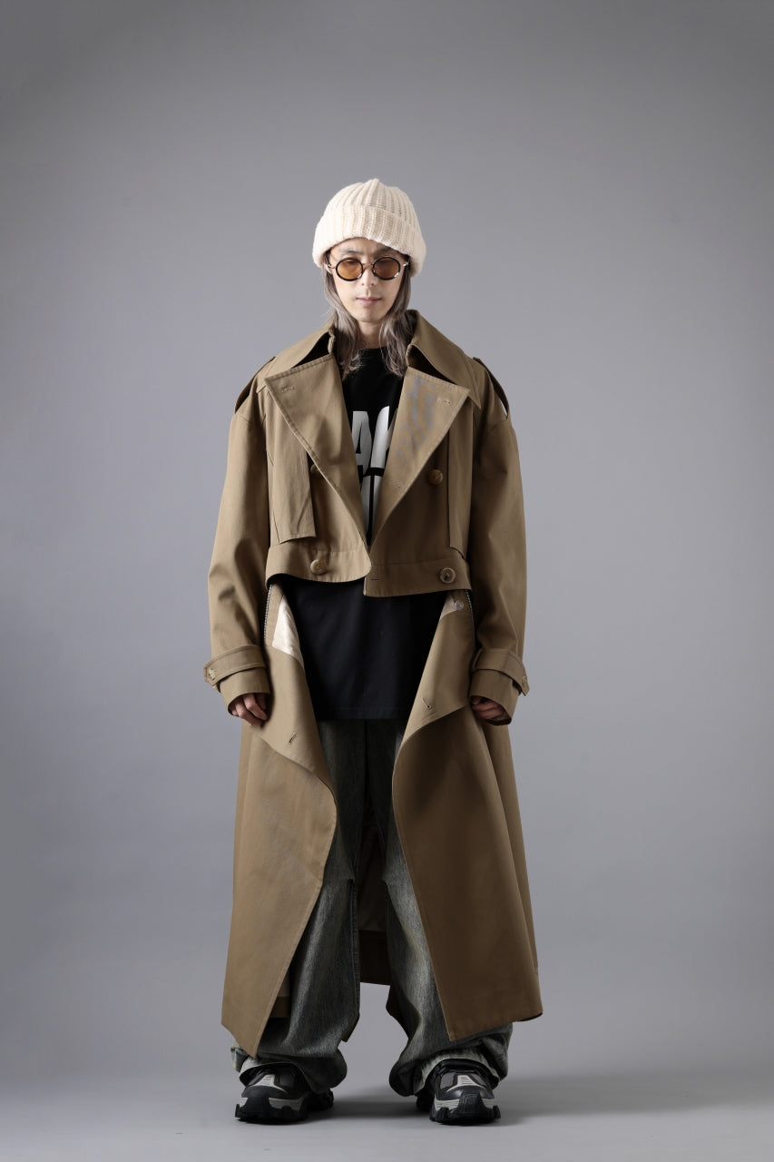 Feng Chen Wang DETACHABLE TRENCH COAT