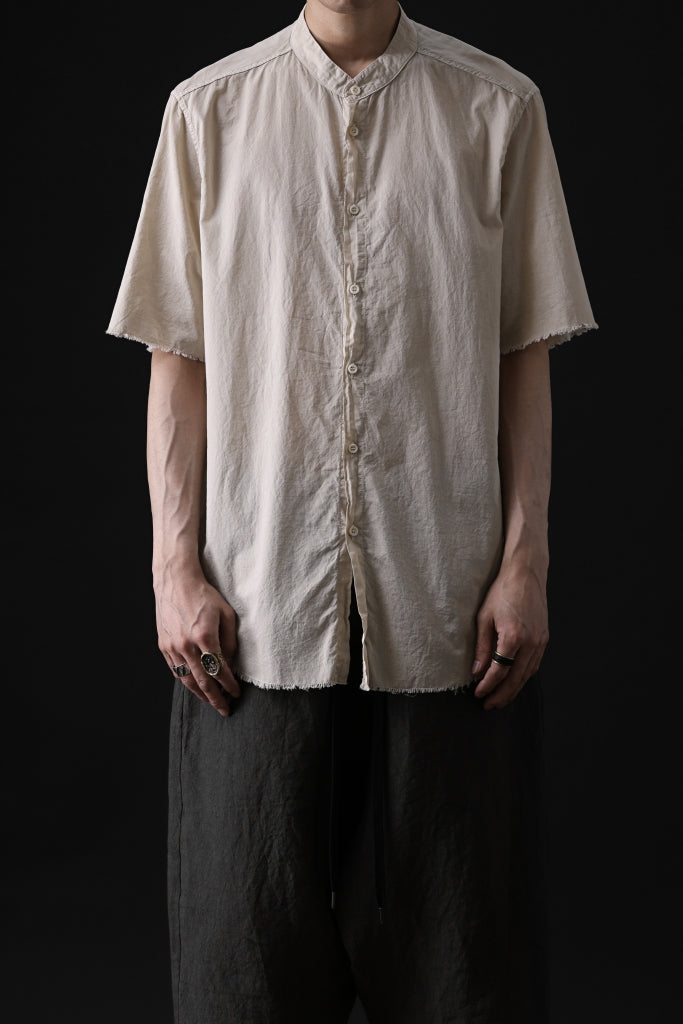 daub DYEING MINIMAL SS SHIRT / ORGANIC COTTON