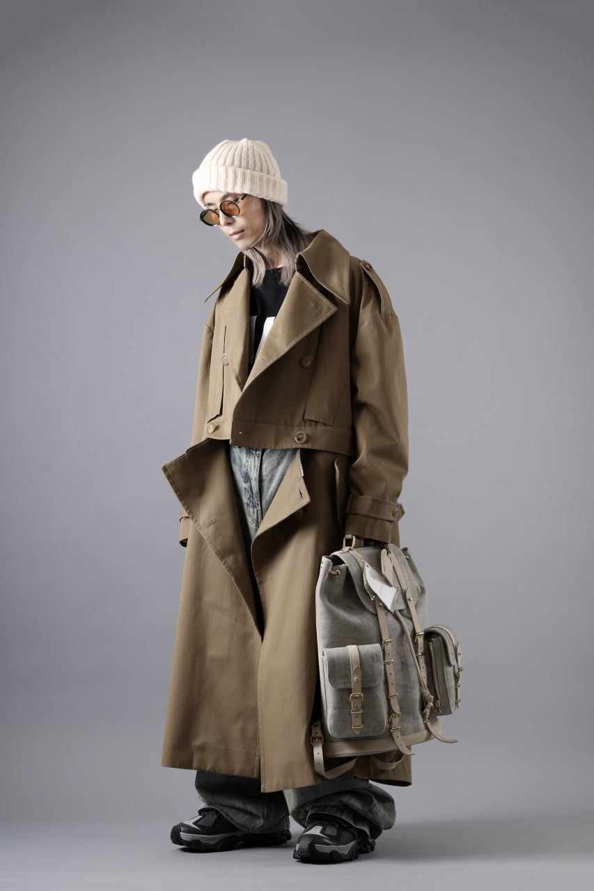 Feng Chen Wang DETACHABLE TRENCH COAT