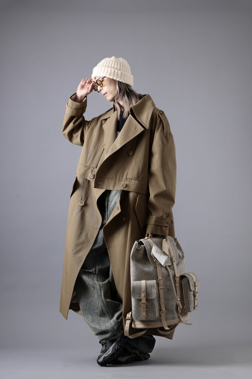 Feng Chen Wang DETACHABLE TRENCH COAT