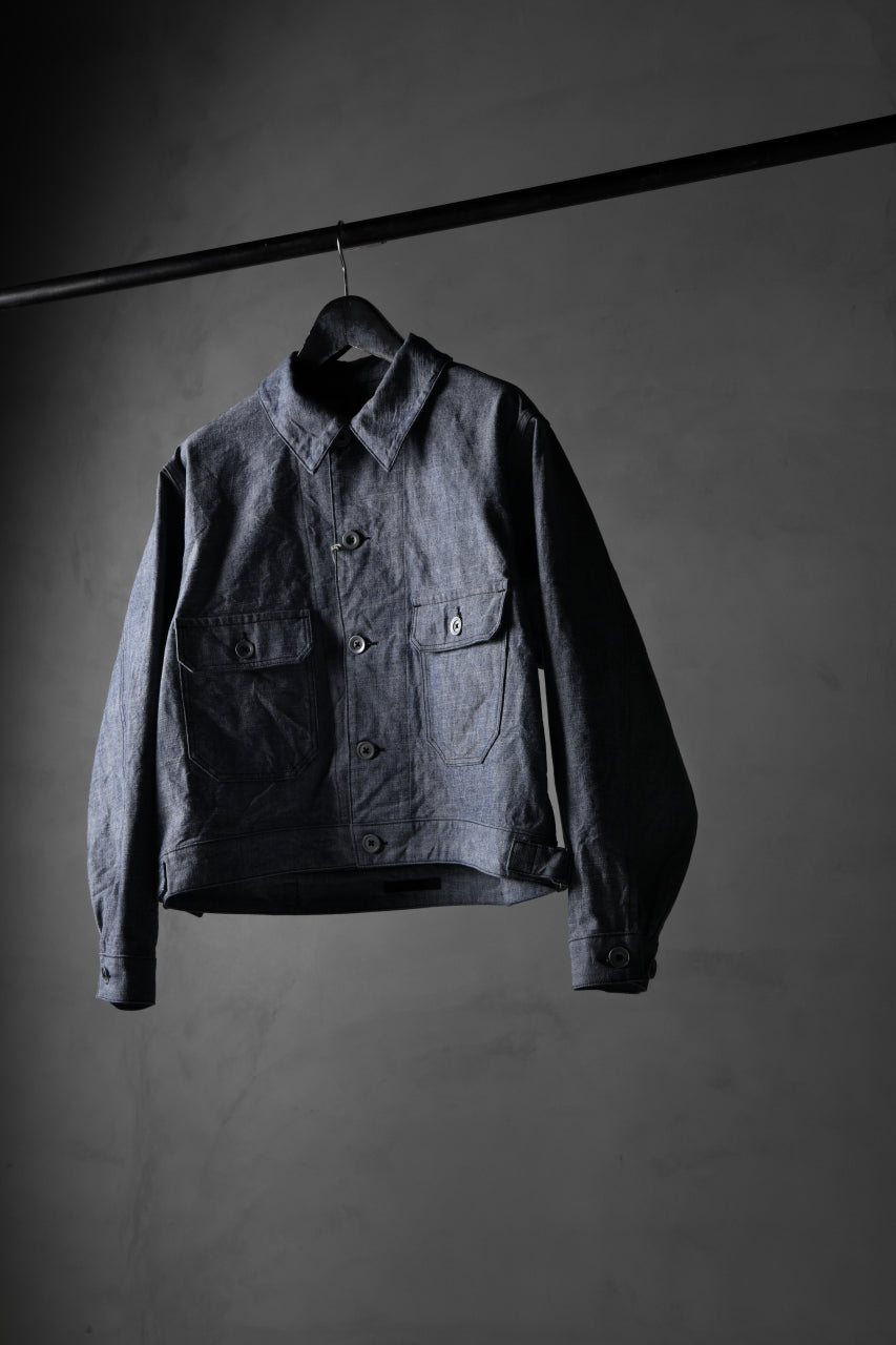 KLASICA VOLT (DS ver.) FRENCH ELECTRICIAN WORK JACKET / DEAD STOCK HEAVY DUNGAREE