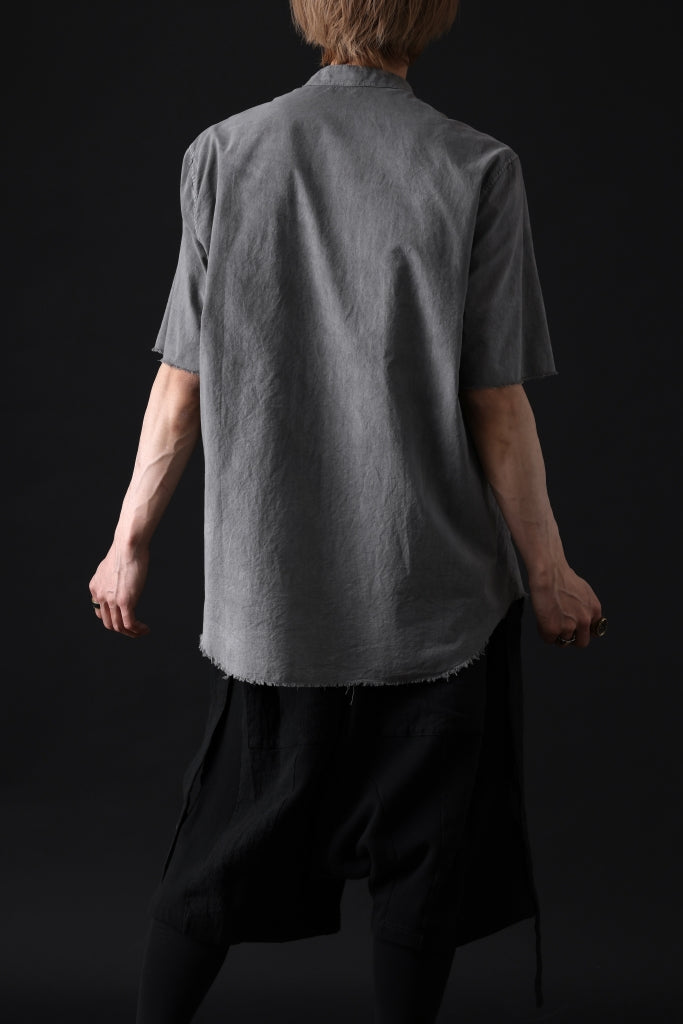 daub DYEING MINIMAL SS SHIRT / ORGANIC COTTON