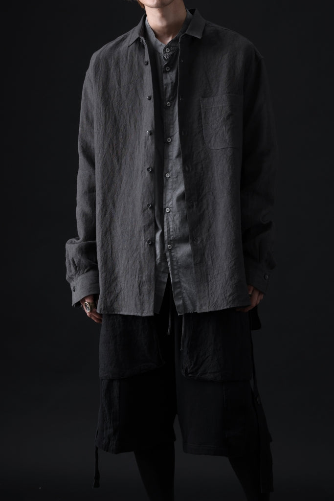 ISAMU KATAYAMA BACKLASH LONG SLEEVE SHIRT / SOFT LINEN