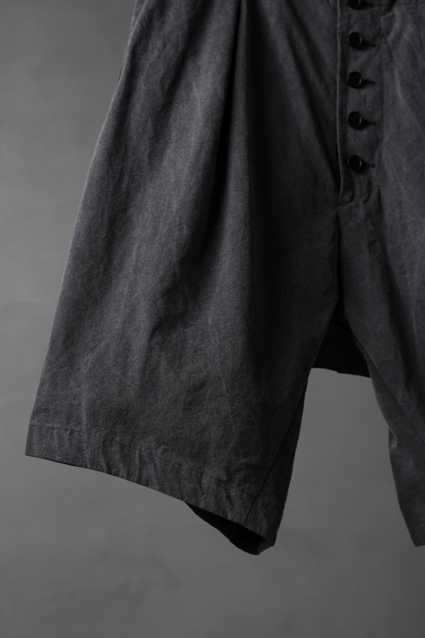 KLASICA SABRON 66 (ND ver.) RECONSTRUCTED MID PANTS / NATURAL DYED COTTON x SILK WEATHER