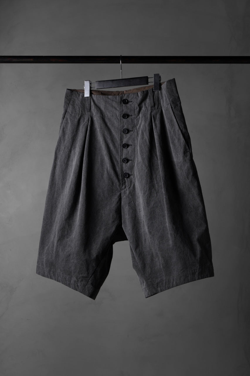 KLASICA SABRON 66 (ND ver.) RECONSTRUCTED MID PANTS / NATURAL DYED COTTON x SILK WEATHER