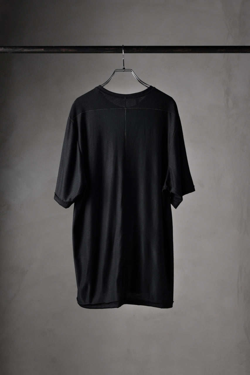 KLASICA BIG T OVER SIZED POCKET TEE / BRETHABLE WOOL REBIRTH JERSEY