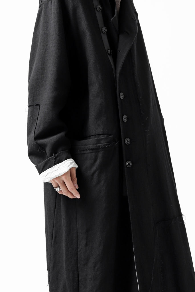 KLASICA HM-C DOUBLE BREASTED COAT / MONOTONE HOUND TOOTH