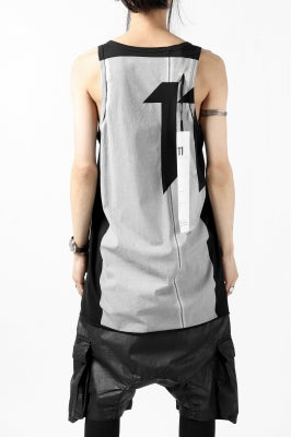 11 BY BORIS BIDJAN SABERI RIB TANK TOP "T1B-F-1134"