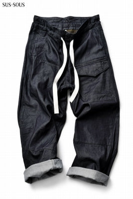 sus-sous trousers MK-1 / C100 supima silket denim