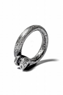 Holzpuppe Barnacle Hollow Silver Ring (BR-601)
