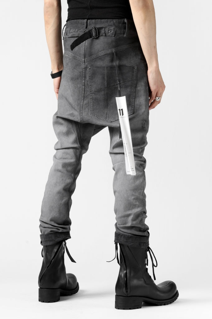 11 BY BORIS BIDJAN SABERI LOW-DROPPED CROTCH BAGGY PANT "P4C-F-1481"