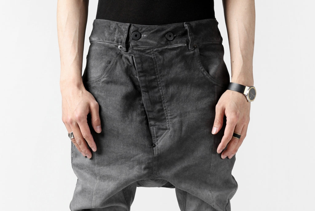 11 BY BORIS BIDJAN SABERI LOW-DROPPED CROTCH BAGGY PANT "P4C-F-1481"