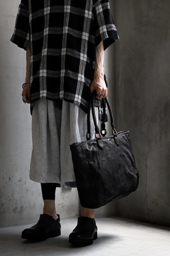 ISAMU KATAYAMA BACKLASH ZIP TOTE BAG / Rough Steer OBJECT DYED