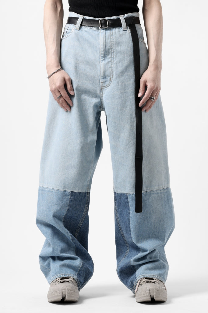 FACETASM PATCHWORK BIG DENIM PANTS