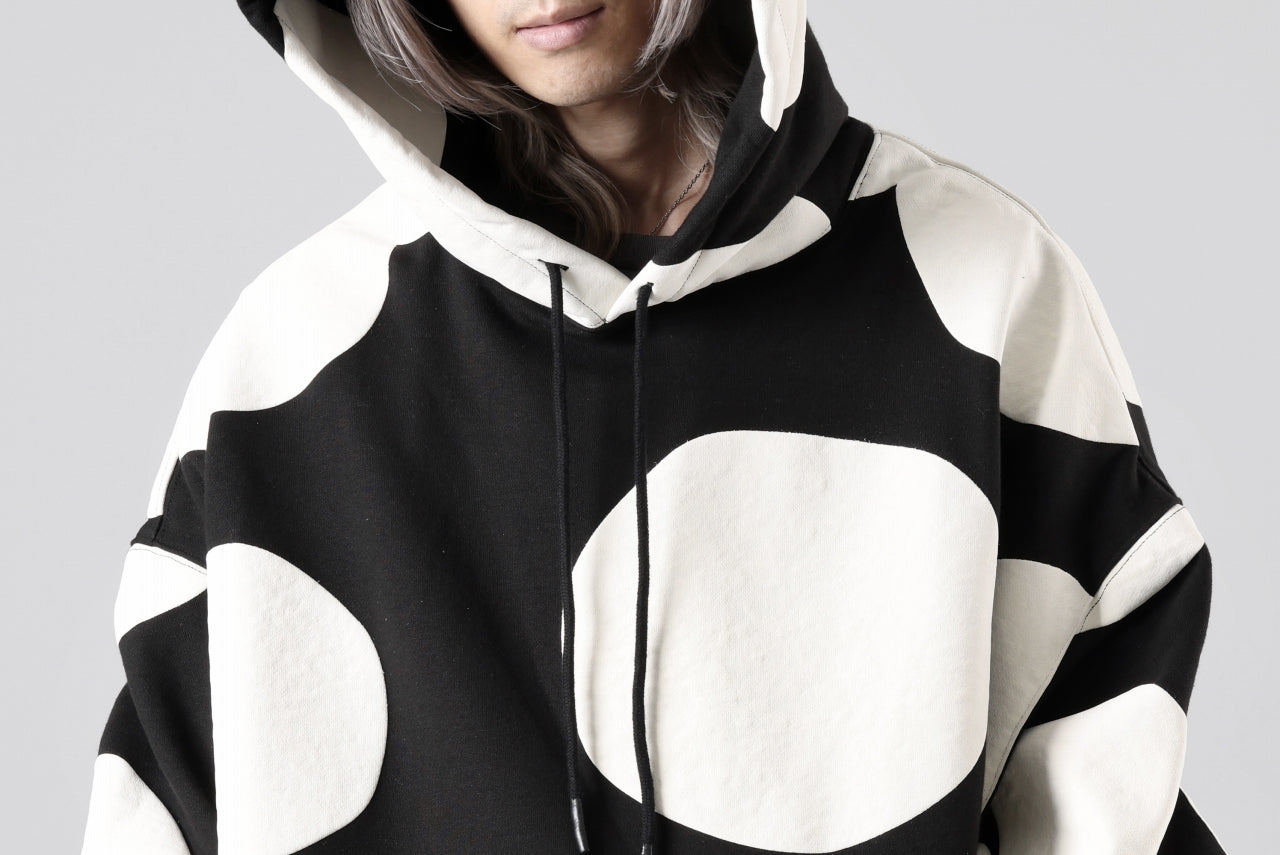 A.F ARTEFACT POLKA PATTERN SWEAT HOODIE