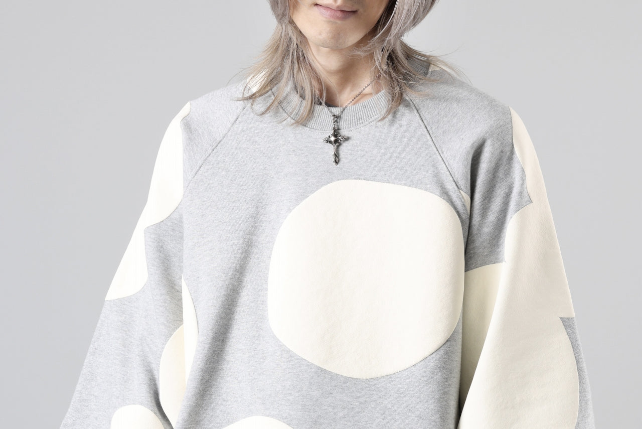 A.F ARTEFACT POLKA PATTERN SWEAT HOODIE