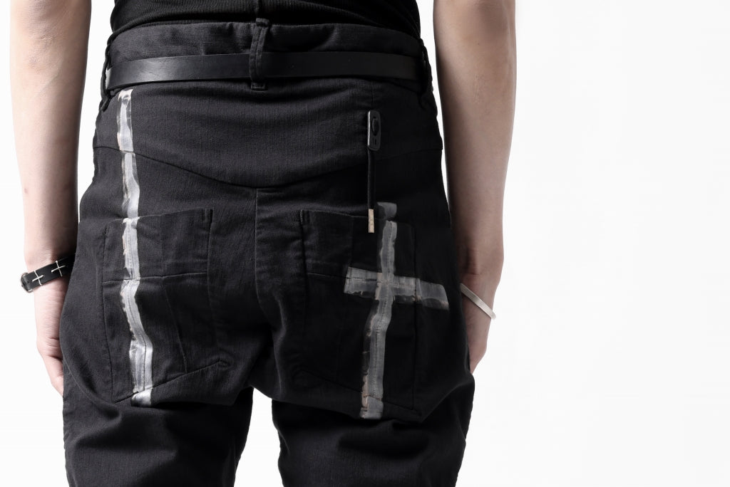 BORIS BIDJAN SABERI TIGHT FIT PANTS / OBJECT DYED & SEAM TAPED "P13.TF-FTS10001"